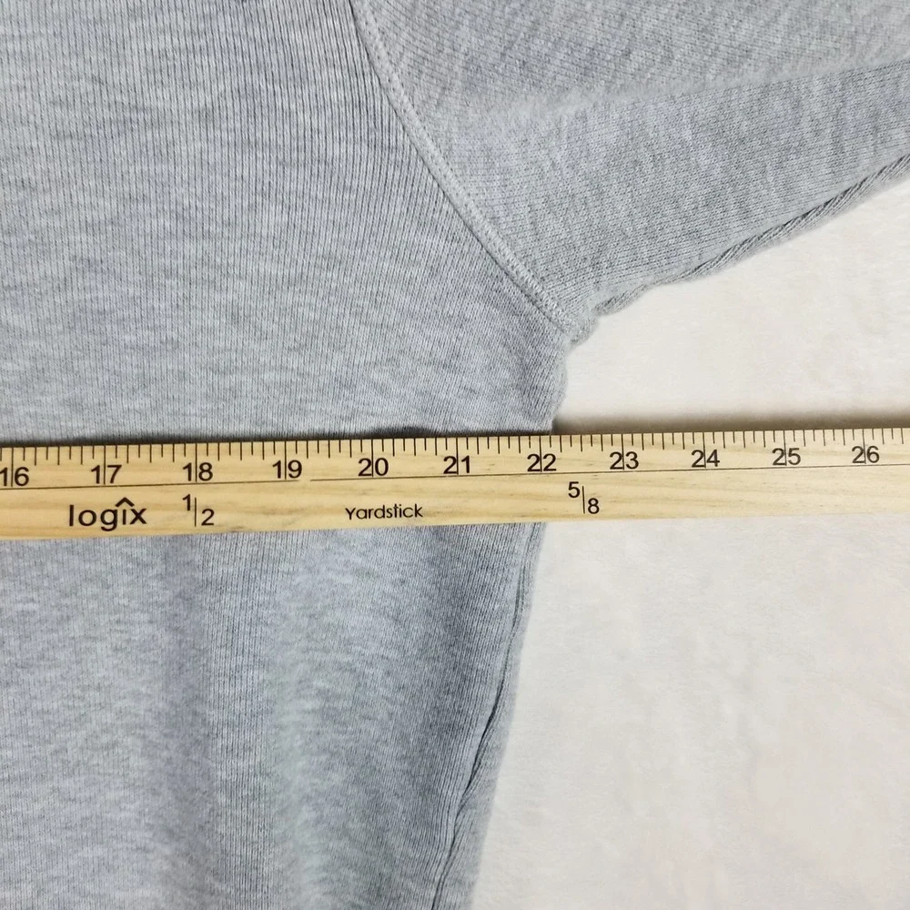 Tommy Bahama Quarter Zip Pullover Men Medium Gray Cotton Embroidered Logo 139